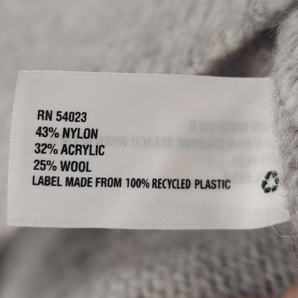 Gap Grey Cowl Neck Wool Blend Sweater M - Picture 5 of 5